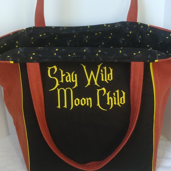 Designer Fabric Tote - Picture 1 of 12